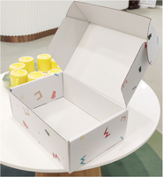 Caja de Embalaje de Zapatos Ecológica Personalizada, Caja de Cartón Corrugado para Envío, Tamaño Personalizado con Impresión de Logotipo