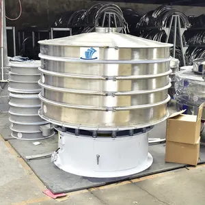 Vibrating Sifter Price 0.18 Mm Circular Rotary Yeast Vibrating Sifter Industrial Screening Machine