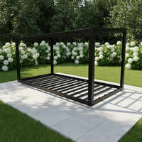 Kit de structure de maison conteneur préfabriquée modulaire chinoise avec toit triangulaire haut, pour bureaux portables et maisons miniatures de 20 et 40 pieds