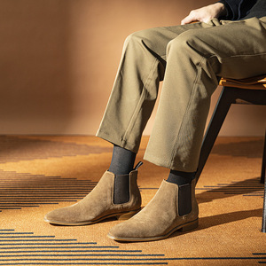 Botas de Tobillo de Cuero Genuino de Alta Calidad 2026, Botas Cortas Retro para Hombre, Casuales, Formales y de Negocios - Product Image 2
