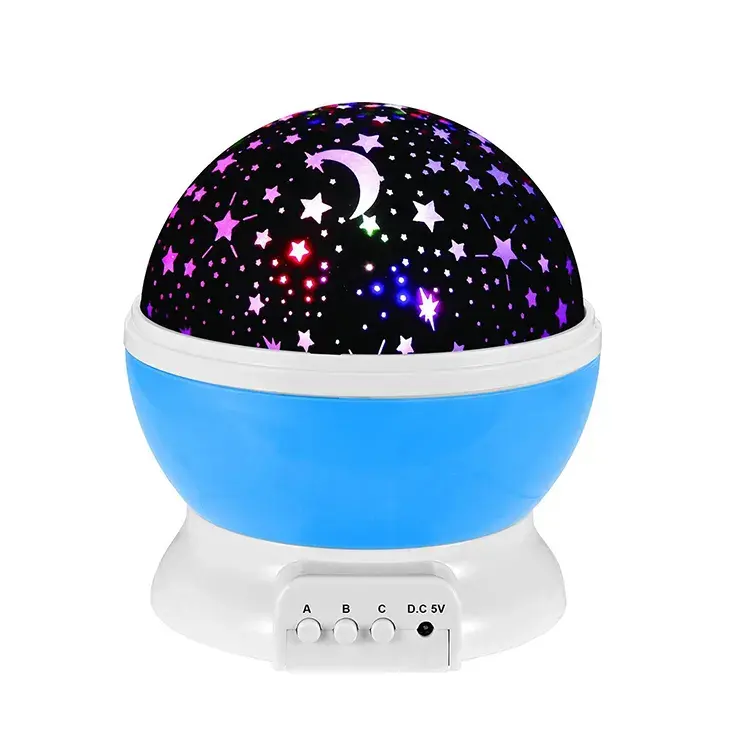 Hete Verkoop Kinder Slaapkamer Maan Ster Mini Licht Sterrenhemel Projector Voor Feest Cadeau