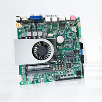 HISWISER Intel ITX Motherboard Mainboard Terintegrasi Core I5 ​​8250U CPU Mendukung 2 X DDR3 MAS 32GB M.2 SSD NvMe SATA