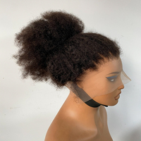 Perruque Chaude de Fournisseur 360 Cheveux Humains Lace Front Afro Cuticule Alignée Brute Perruques 100% Cheveux Naturels Afro Crépus Perruque de Cheveux Humains