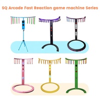 Machine de jeu de réaction rapide sur le thème de Noël, jeu de défi de réaction personnalisé pour la location d'événements, les fêtes de fin d'année et l'activation de marque
