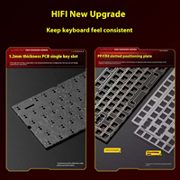 Clavier de jeu filaire Hi75C en aluminium avec kits Hot Swap, prix usine 2025, blanc