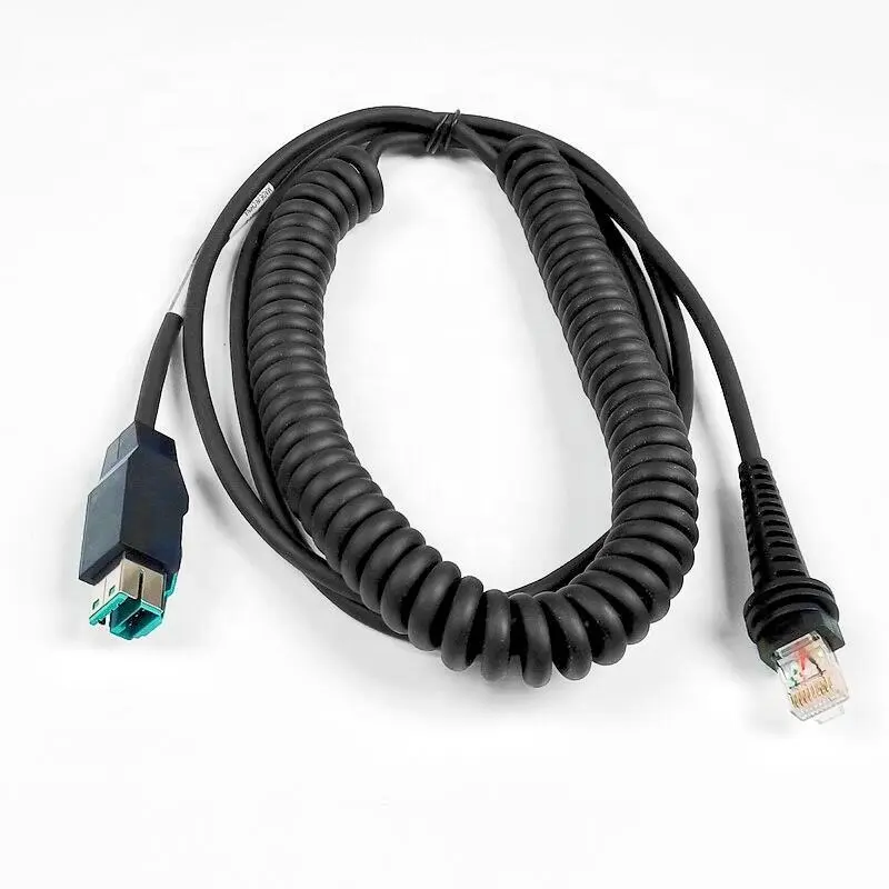 Sotesin Aanpassen 12V Aangedreven Usb Met Ibm Om Barcode Reader Pos Kabel Voor Honeywell Hhp 1200G 1300G 1400G 1900GHD