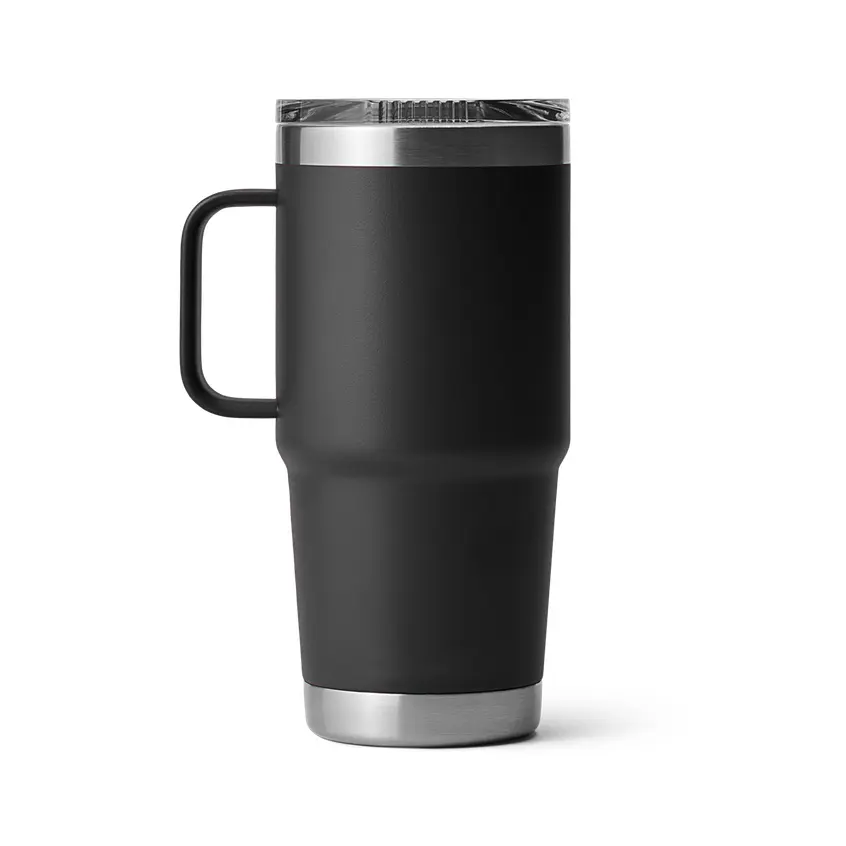 Milieuvriendelijke 20Oz/30Oz Tumbler Geïsoleerde Dubbelwandige Roestvrijstalen Mok Met Handvat Gepoedercoat Koffie Mokken