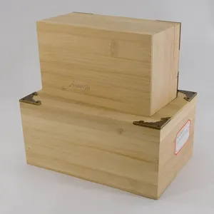 Caja de baratija de cofre de madera, decoración de Metal, caja de almacenamiento de regalo de joyería de madera pintada a mano vintage