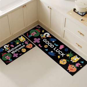 Có thể giặt trong nhà không trượt Retro sàn mat nhanh chóng thấm lối vào đau khổ cửa trước Mat chào đón Thảm lối vào nhà bếp thảm - Product Image 6