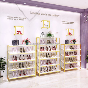 Exhibidores de Pie para Zapatos de Boutique, Exhibidores Comerciales para Minoristas, Exhibidores de Bolsos y Zapatos para Tiendas - Product Image 2
