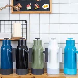 Termo de vacío de acero inoxidable de gran capacidad, doble pared interior de 1l, 304, para té, con mango - Product Image 2