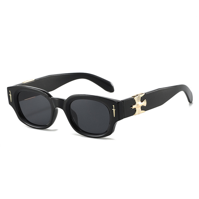 2024 Designer Women's Sunglasses High Quality UV400 Frame Custom Square Cat Eye Eyewear Small Size Fashion Wholesale