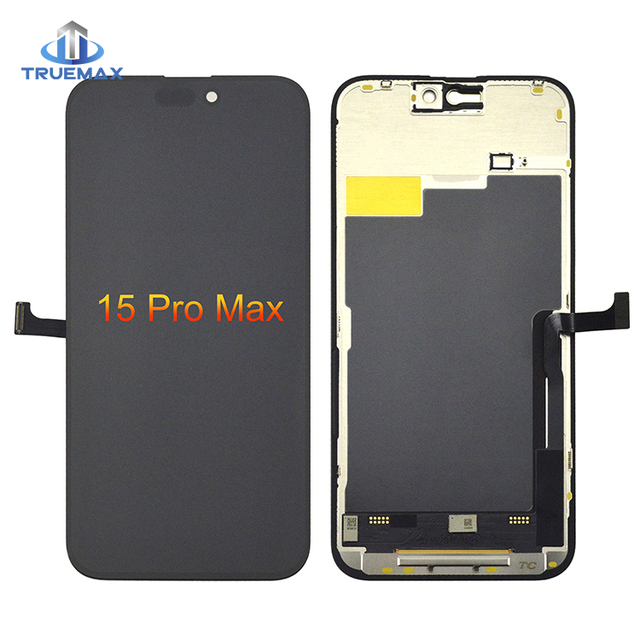 Ecran de telephone pantalla de lcd display gx original jk rj incell screen for apple iphone 15 pro max 15pro dd 120hz soft oled