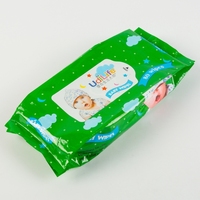 Lingettes humides de nettoyage douces et naturelles OEM pour bébés, taille et poids en gros, sans parfum