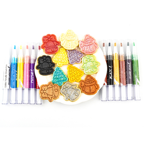 2025 nouveau stylo marqueur comestible métallique marqueurs comestibles <span class=keywords><strong>en</strong></span> vrac outil <span class=keywords><strong>de</strong></span> brosse pour la décoration <span class=keywords><strong>de</strong></span> gâteau <span class=keywords><strong>sucre</strong></span> Non toxique arrose - Product Image 1