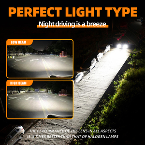 Ake <span class=keywords><strong>A99</strong></span> Lossless Installatie Bi Led Projector Lens 3.0 6000K Dimlicht 48W Grootlicht 58W Biled Proyector 3Inch 9-16V Bi-Led Lens - Product Image 2