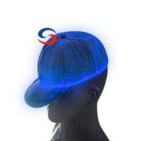 Casquette de baseball lumineuse rechargeable |   Casquette à panneau LED personnalisée pour événements promotionnels et sports de plein air