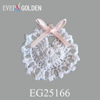 EG25166 5X5CM Baumwoll-Mini-Häkel-Lätzchen als Gastgeschenk für Babyparty und Halloween-Feier
