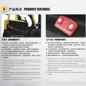 Chariot élévateur électrique Hyster 1,5 1,75 2 2,5 tonnes, autoporté, contrepoids, alimenté par batterie, avec pneus pneumatiques, commande assise - Product Image 5