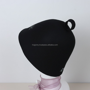 Gorro de Sauna de Fieltro Ecológico de Lana Merino Ulike MW-34, Estilo Vikingo Nórdico, Sin Costuras, Suave, Reutilizable, Gorro de Ducha para Adultos, Logotipo Personalizado - Product Image 5