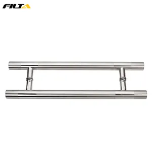 Filta-Herrajes para muebles, accesorios de baño, tirador de puerta de vidrio deslizante de acero inoxidable