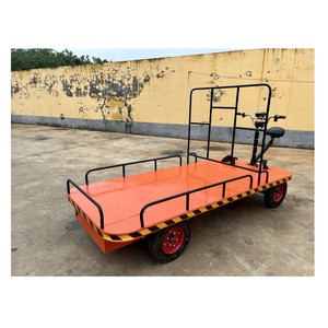 Carrier <b>Trolley</b> Heavy Loading Transport Cart Moving Carts With <b>4</b> <b>Wheels</b> for Load - Product Image 3