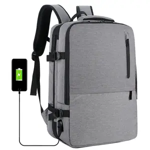 Godspeed 2022 mochila grande espaço extensível, bolsa para viagem e laptop com usb