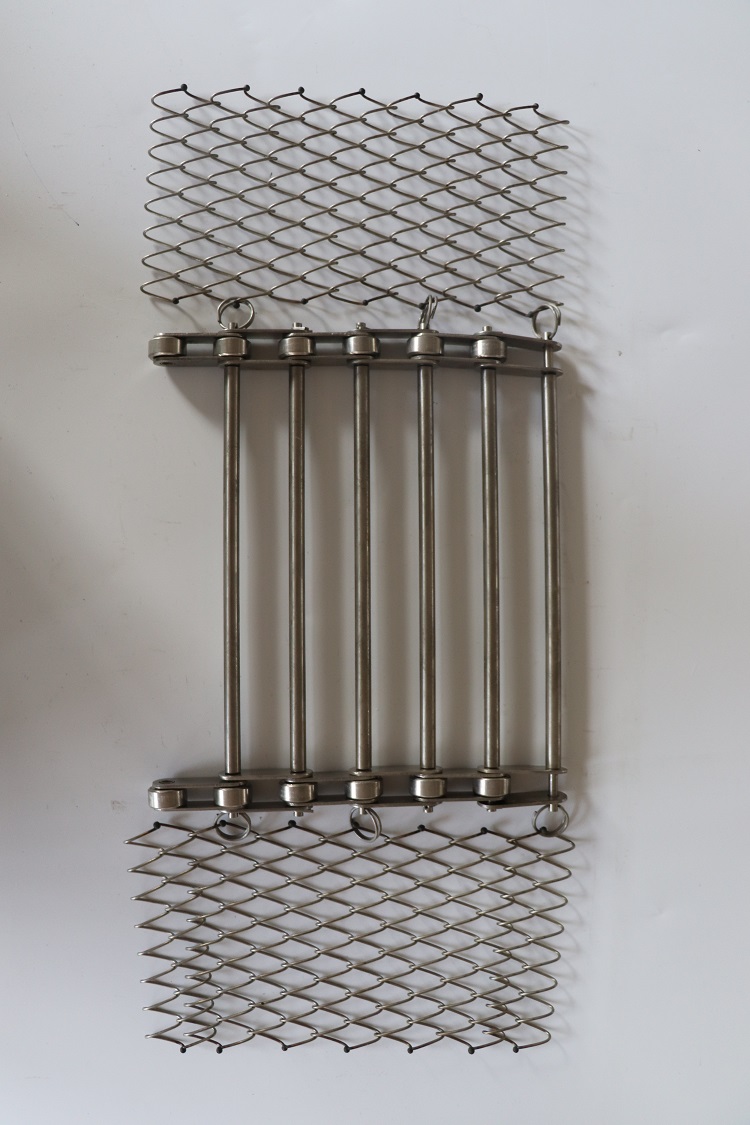 OEM SS304 Wire Stainless Steel Mesh Belt Conveyor