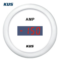 KUS SEA-V Seri 52mm ±50A/±80A/±150A Amperemeter Digital 12V/24V untuk Kapal Universal