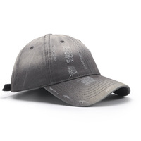 Verano al aire libre desgastado papá sombrero gorras 2025 moda Y2K papá sombrero logotipo personalizado lavado algodón Vintage hombres gorra de béisbol