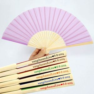 Sport Style <b>Paper</b> Hand Fan for Home Decoration and Promotional Gift Featuring Model <b>Pattern</b> - Product Image 6