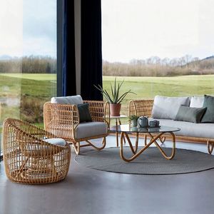 Outdoor Leisure Set Garden Terrace Balcony Homestay Lounge Combination Woven Backyard Patio Waterproof - Product Image 6