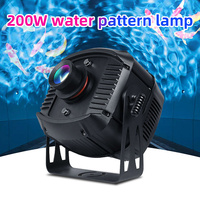 Projecteur LED dynamique à motif d'ondes aquatiques, lumière rotative GOBO, projecteur d'images, lumière de scène extérieure, lumière de paysage