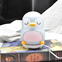 Humidificateur d'aromathérapie à ultrasons en forme de pingouin, alimenté par USB, capacité de 51 à 100 ml, silencieux à 30 dB, pour hôtels