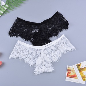 Mutandine <span class=keywords><strong>perizoma</strong></span> in pizzo Sexy intimo femminile per donna senza cuciture Mini G String Hollow traspirante slip a vita bassa Lingerie <span class=keywords><strong>brasiliana</strong></span> - Product Image 5