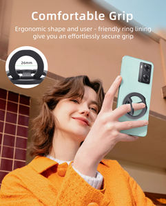 Support de téléphone de bureau en alliage d'aluminium flexible à double anneau magnétique portable Mechrig avec garantie de deux ans - Product Image 2