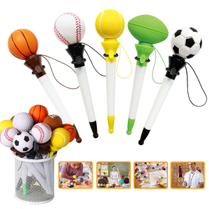 Bolígrafos de Gel con Diseño Deportivo, Creativos y Divertidos, con Temática de Fútbol, Baloncesto, <span class=keywords><strong>Tenis</strong></span> y Fútbol Americano, Bolígrafos con Punta de Bola Rebotante - Product Image 4