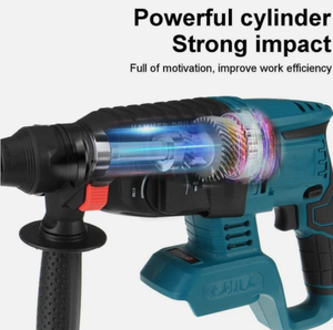 Perforateur à percussion sans fil 21V, moteur sans balais, 2.5J, 3500 tr/min, perceuse 26mm, 3 fonctions, embrayage de sécurité, marteau électrique, service OEM - Product Image 3