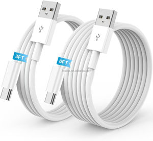 1M 1,5 m 2M USB --- cable de datos tipo C 2.4A carga rápida PD cables de carga de teléfono inteligente para iPhone Samsung - Product Image 1