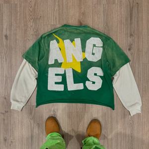 เสื้อยืดแขนยาวสองชั้น ผ้าฝ้าย 100% คุณภาพสูง สไตล์ลำลอง ยูนิเซ็กซ์ พิมพ์ลายตามสั่ง ขนาดใหญ่พิเศษ รับผลิตจำนวนมาก พร้อมสกรีนโลโก้ - Product Image 4