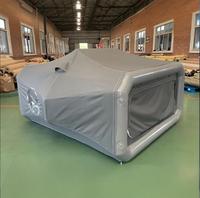Tente de camping gonflable Russie Japon, tente extérieure personnalisée, portable, imperméable et écologique en PVC, abri pour événements