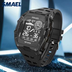 นาฬิกาดิจิตอล SMAEL 8130 สปอร์ตโครโนกราฟ หน้าปัดเรืองแสง กันน้ำ 5BAR สายพลาสติก ดีไซน์ทันสมัย - Product Image 2