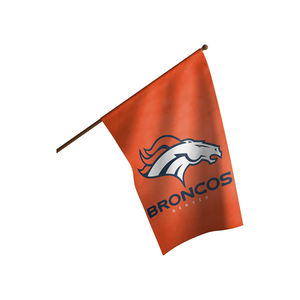 Poliéster de doble cara hecho en fábrica de 3x5 pies para la bandera de la NFL Impresión de logotipo personalizado que muestra el espíritu del equipo-Denver Broncos para todos los equipos - Product Image 2
