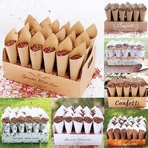 Cono di Coriandoli NAMAY da 10g, Decorazioni in Legno per Posada, Riempitivo per Piñata, Coriandoli di Fiori Naturali Veri per Matrimoni <span class=keywords><strong>e</strong></span> Celebrazioni - Product Image 6