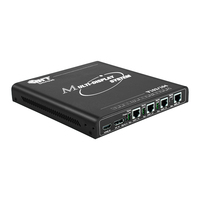 Expansor Multipantalla 4K60 HDBaseT 1 Entrada 4 Salidas para Sala de Comando y Control, Personalizado Profesional