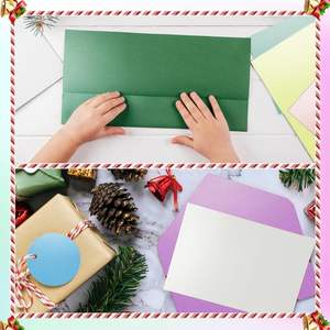 Papier cadeau imprimé perlé double face pour les invitations d'anniversaire et les cartes de vœux avec enveloppe de style amour - Product Image 2