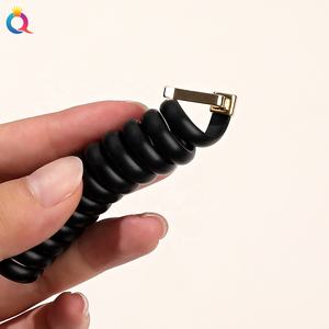 QIYUE élastique caoutchouc spirale longue queue de cheval titulaire <span class=keywords><strong>cheveux</strong></span> tresse fabricant facile à utiliser <span class=keywords><strong>coiffure</strong></span> outil <span class=keywords><strong>cheveux</strong></span> cravate - Product Image 3
