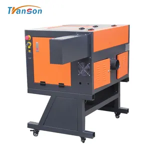 Transon CO2 Laser Engraver Cutter với động cơ lên xuống bàn làm việc 3050 mini RUIDA hệ thống điều khiển