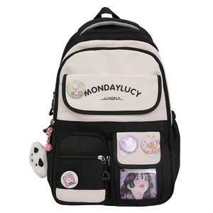 Versione coreana zaino per la scuola media per studenti di sesso <span class=keywords><strong>femminile</strong></span> piccola borsa a cuore fresco per il terzo al sesto anno nuovo arrivo - Product Image 2
