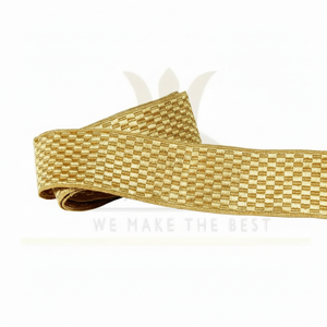 Cinta trenzada de encaje dorado de calidad superior al por mayor, trenzas de hilo Mylar para uniformes ceremoniales, equipo de defensa personal - Product Image 1